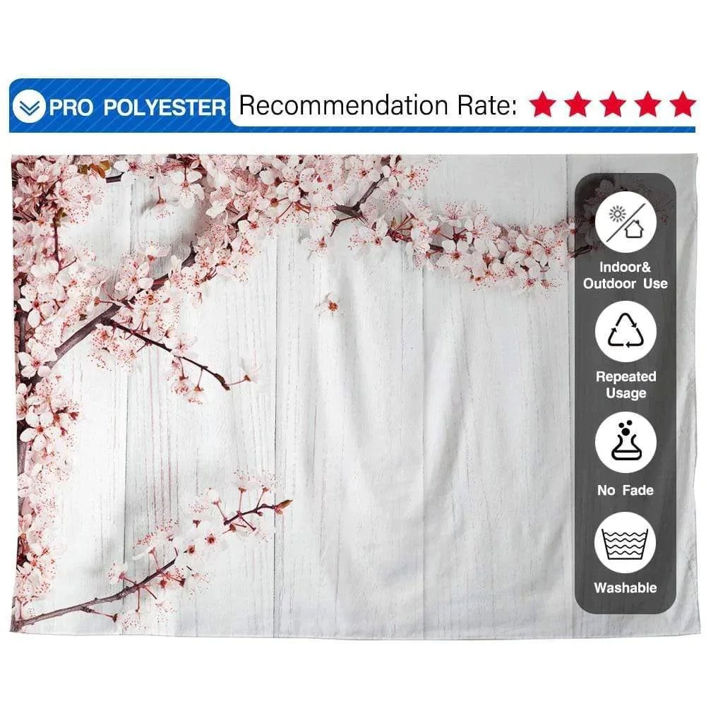 Allenjoy Plum around the White Wood for Photography - Allenjoystudio