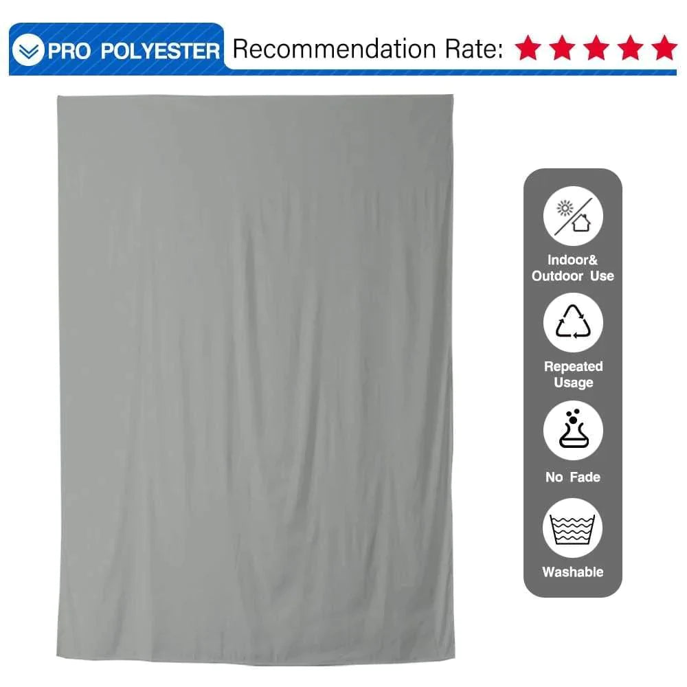 Allenjoy Solid Storm Gray Photography Backdrop - Allenjoystudio