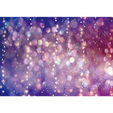 Allenjoy Purple and Blue Shinny Bokeh Backdrop