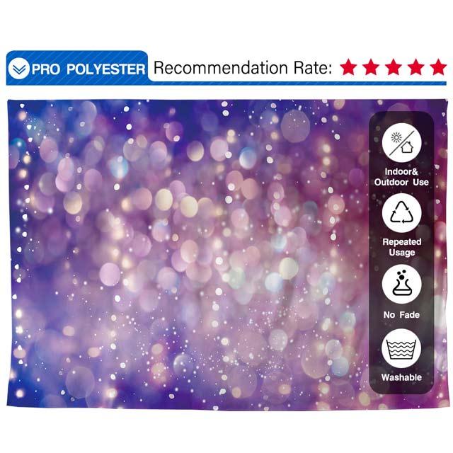 Allenjoy Purple and Blue Shinny Bokeh Backdrop - Allenjoystudio