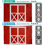 Allenjoy Red Barn Door Farm Thanksgiving Harvest Backdrop - Allenjoystudio