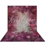 Allenjoy Red Floral Blossom Backdrop