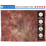 Allenjoy Red Retro Floral Photography Backdrop - Allenjoystudio