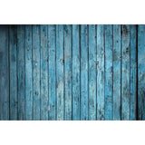 Allenjoy Retro Blue Wooden Photography Backdrop