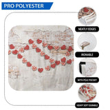 Allenjoy Retro Red Heart Cracked Brick Wall Backdrop - Allenjoystudio