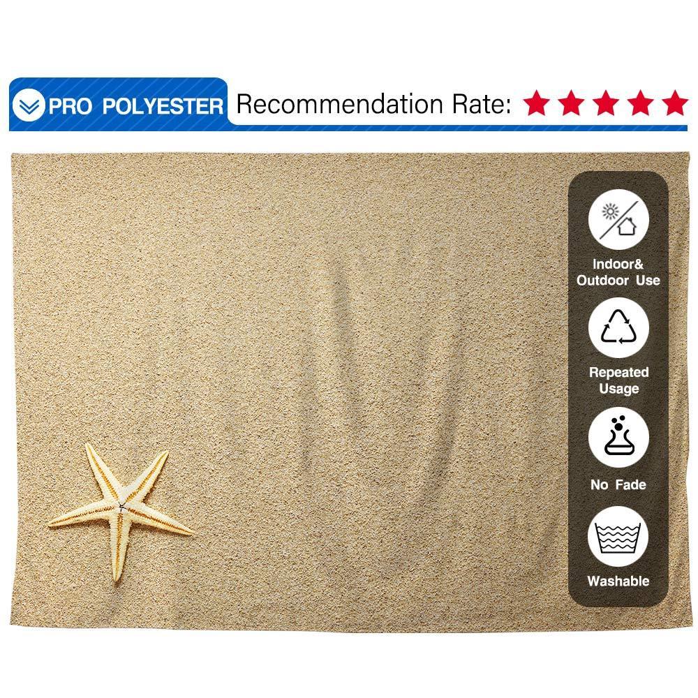 Allenjoy Sandy Beach Starfish Summer Backdrop - Allenjoystudio