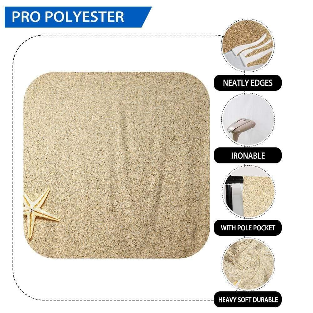 Allenjoy Sandy Beach Starfish Summer Backdrop - Allenjoystudio