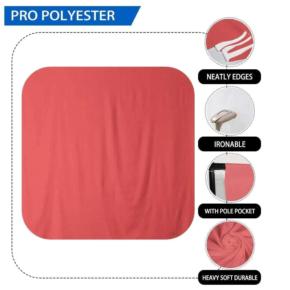 Allenjoy Solid Orange Red Portrait Photography Backdrop - Allenjoystudio