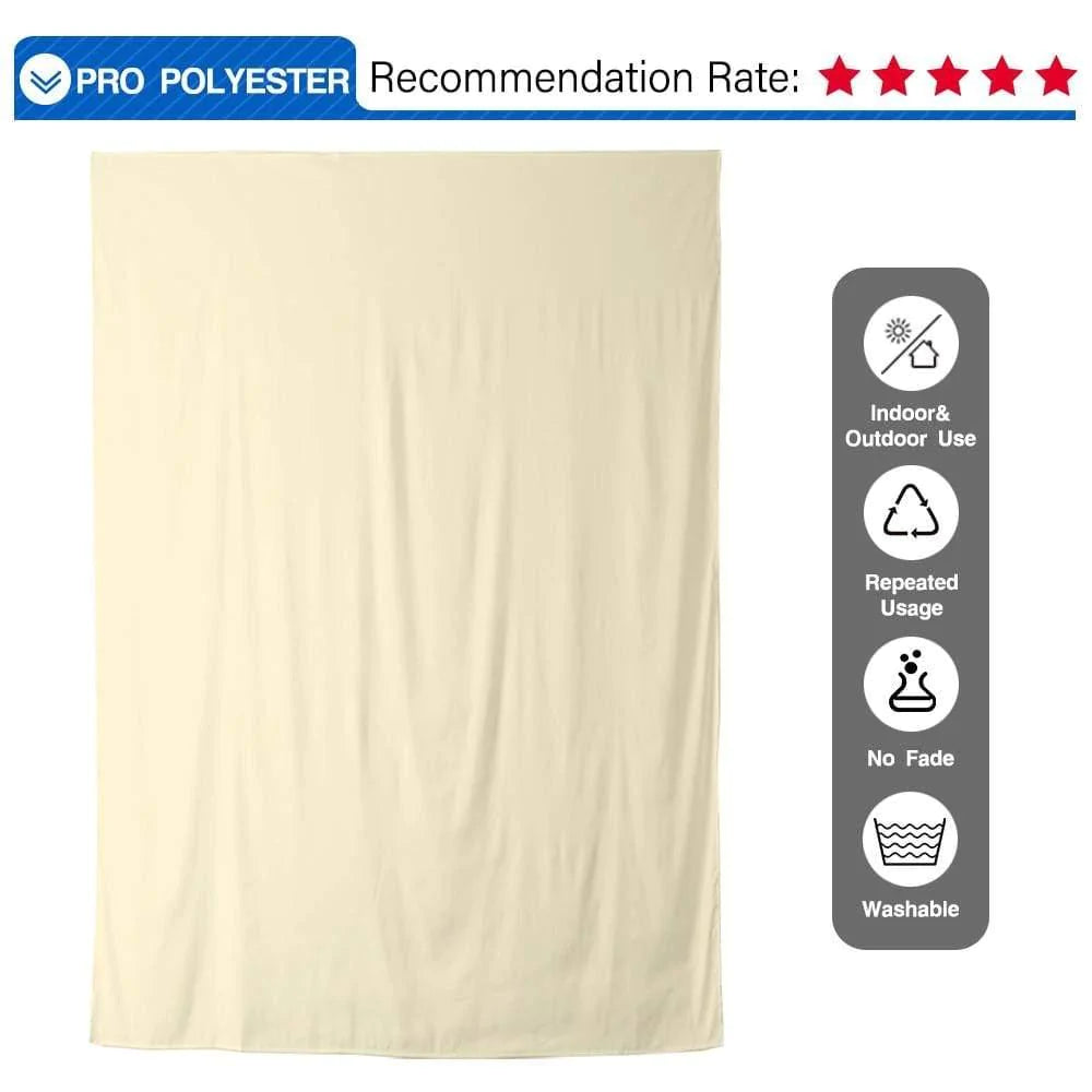 Allenjoy Solid Light Yellow Photograpy Backdrop - Allenjoystudio