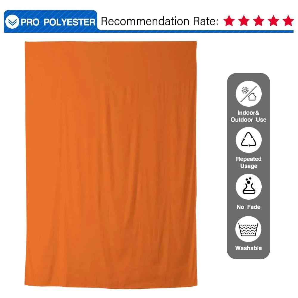 Allenjoy Solid Pumpkin Orange Photography Backdrop - Allenjoystudio