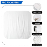 Allenjoy Solid White Fabric Photography Backdrop - Allenjoystudio