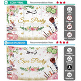 Allenjoy Spa Day Makeup Party Backdrop for Girls Sweet 16 Birthday - Allenjoystudio