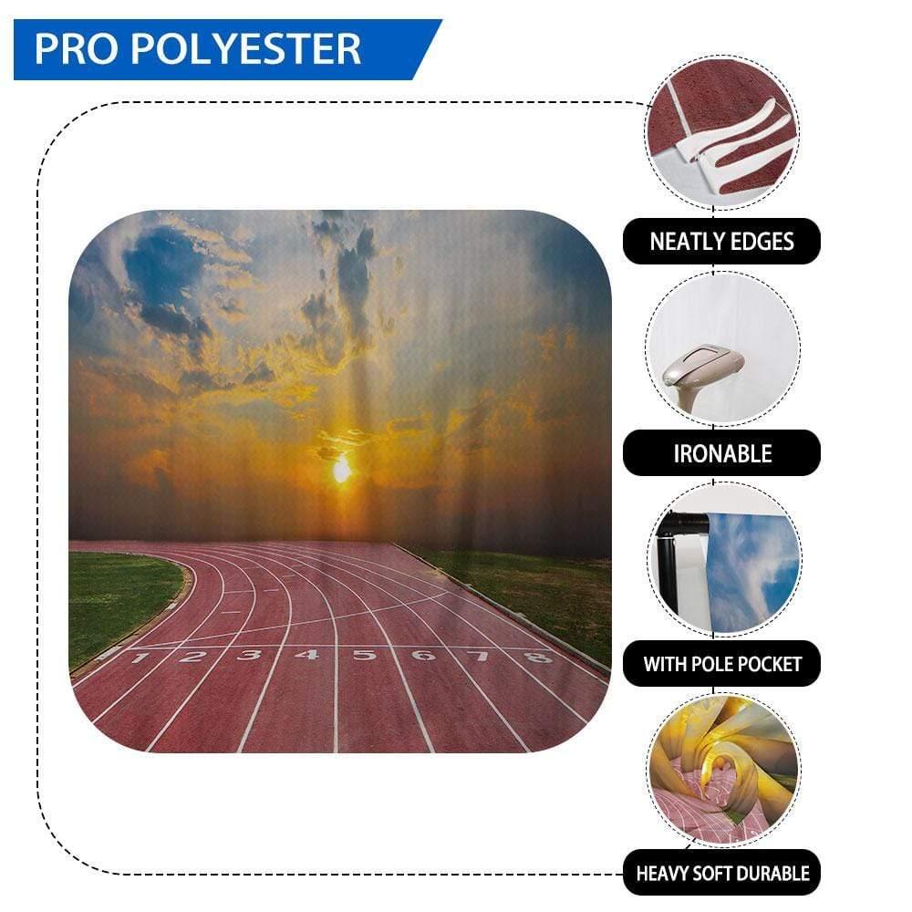 Allenjoy Sport Nature Playground Sky Sunset Backdrop - Allenjoystudio