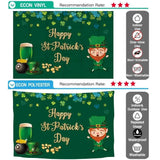 Allenjoy Happy ST.Patrick's Day Clover Green Backdrop - Allenjoystudio