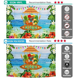 Allenjoy Summer Aloha Luau Party Sea Wooden Backdrop - Allenjoystudio