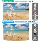 Allenjoy Summer Backdrop Anchor Starfish in Sandy Beach - Allenjoystudio