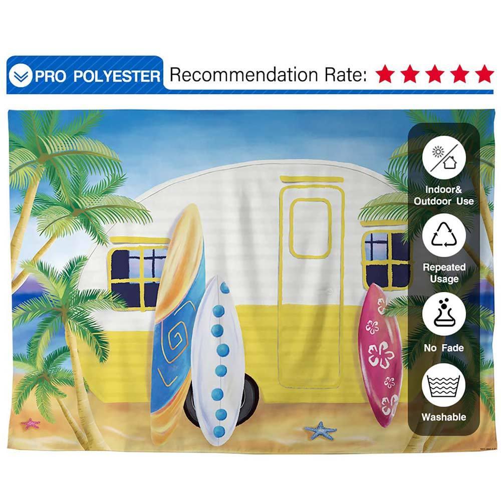 Allenjoy Summer Beach Tree for Baby Shower Birthday Party - Allenjoystudio