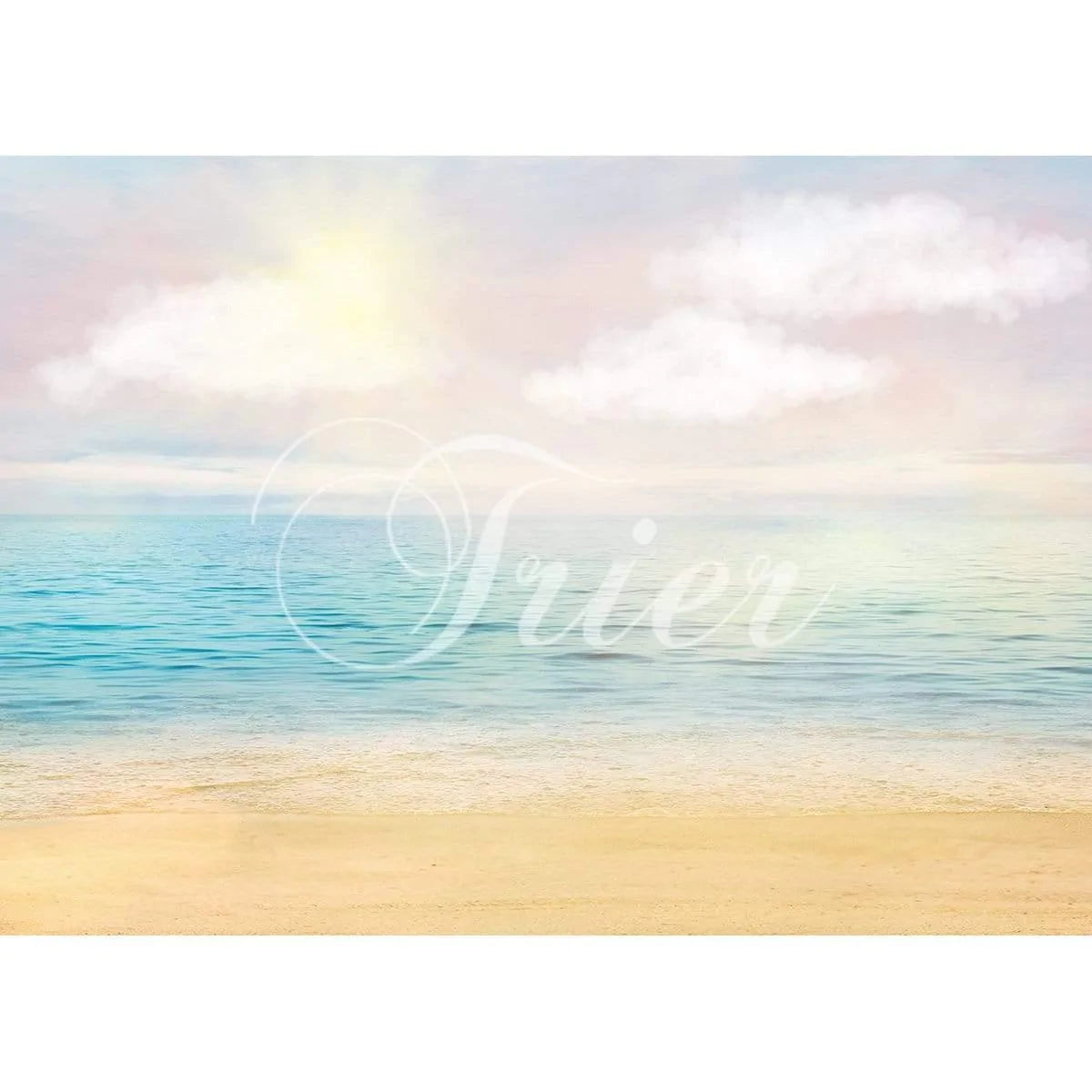 Allenjoy Summer Hawaii Sandy Beach Ocean Photo Booth Wedding Party Decoration - Allenjoystudio