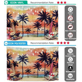 Allenjoy Summer Painting Lighting Sea Coconut Grove Travel  Backdrop - Allenjoystudio