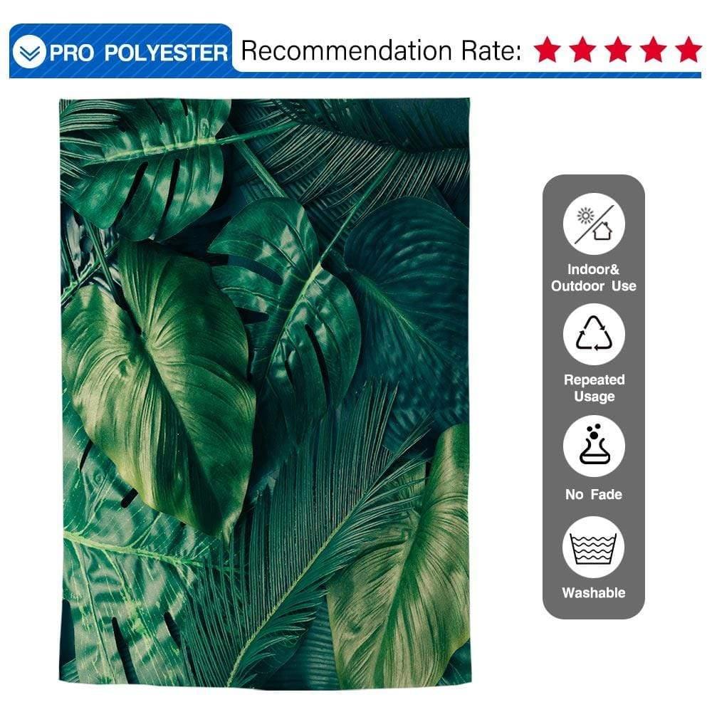 Allenjoy Tropical Green Palm Leaves Backdrop - Allenjoystudio