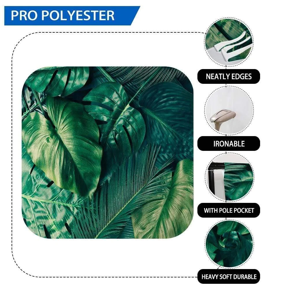 Allenjoy Tropical Green Palm Leaves Backdrop - Allenjoystudio