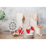 Allenjoy Summer Gray Wall Rudder Lifebuoy Screen for Children