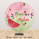 Allenjoy Summer Watermelon Round Backdrop for 1st Birthday - Allenjoystudio