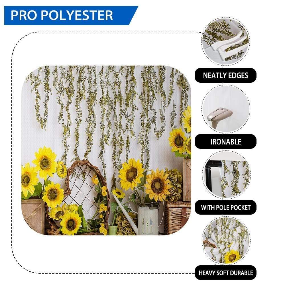 Allenjoy Sunflower Cakesmash Backdrop Designed by Panida Phillips - Allenjoystudio
