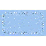 Allenjoy Swan Blue Baby shower Party Banner Tablecloth for Boys - Allenjoystudio