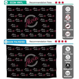 Allenjoy Sweet 18 Custom Name Step and Repeat Birthday Backdrop - Allenjoystudio