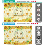 Allenjoy Sweet as can Bee Sunflower Honeycomb Backdrop - Allenjoystudio