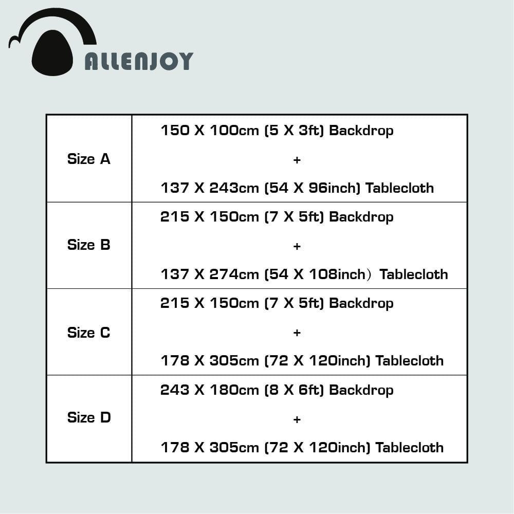 Allenjoy Sweet 16th Birthday Blue Sparkling Backdrops Bokeh Tablecloth - Allenjoystudio