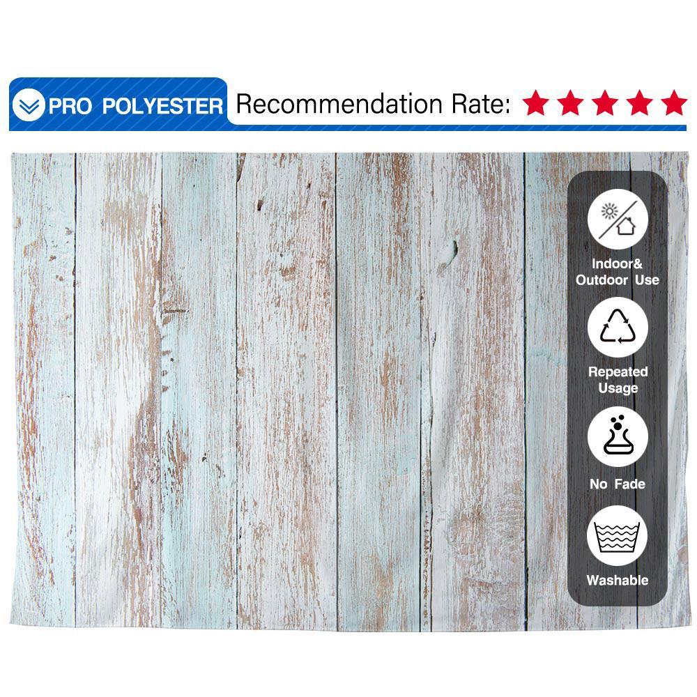 Allenjoy Teal Wood Floor for Newborn Photography - Allenjoystudio