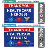 Allenjoy Thank You Healthcare Heroes Backdrop for Grass Garden Bannner - Allenjoystudio