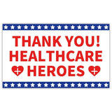 Allenjoy Thank You Healthcare Workers Heroes  Essential Employees & First Responders Banners