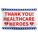 Allenjoy Thank You Healthcare Workers Heroes  Essential Employees & First Responders Banners - Allenjoystudio