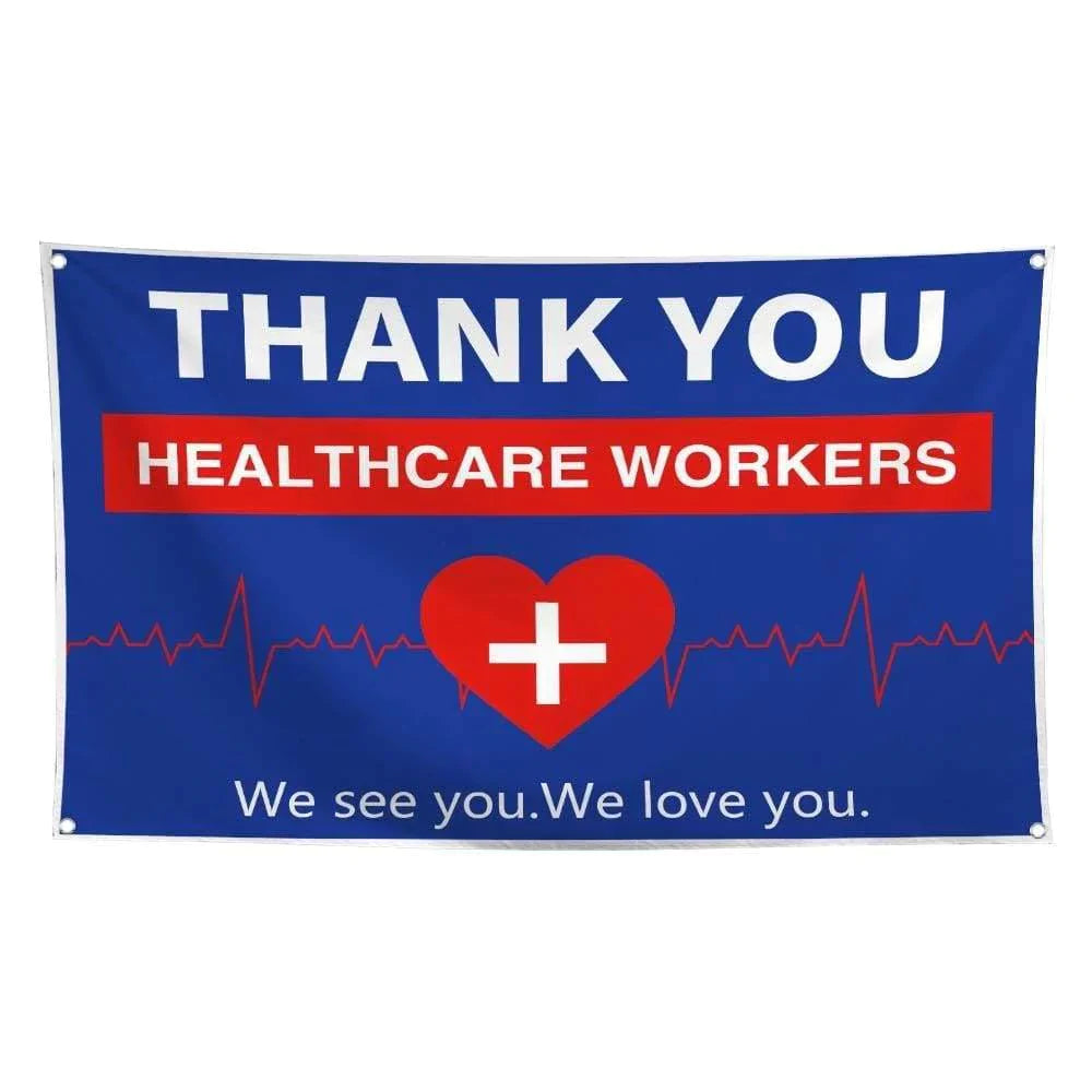 Allenjoy Thank You Healthcare Workers Red Cross Logo We See You We Love You - Allenjoystudio