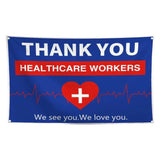Allenjoy Thank You Healthcare Workers Red Cross Logo We See You We Love You - Allenjoystudio