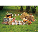 Allenjoy Thanksgiving Day Natural Autumn Picnic Haystack Backdrop - Allenjoystudio