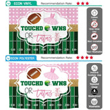 Allenjoy Touchdowns or Tutus Gender Reveal Backdrop - Allenjoystudio