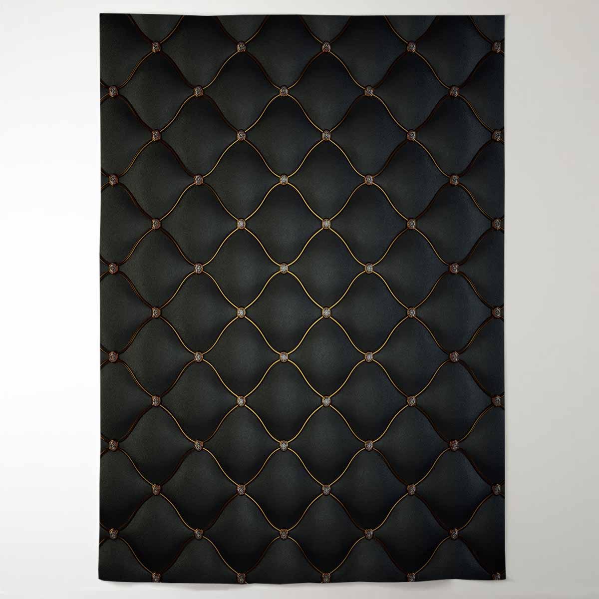 Allenjoy Tufted  Backdrop Classical Style Soft Fabric Diamond Pattern Photography - Allenjoystudio