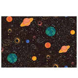 Allenjoy Universe Glitter Nebula Star Galaxy Planet Backdrop for Children Birthday Party