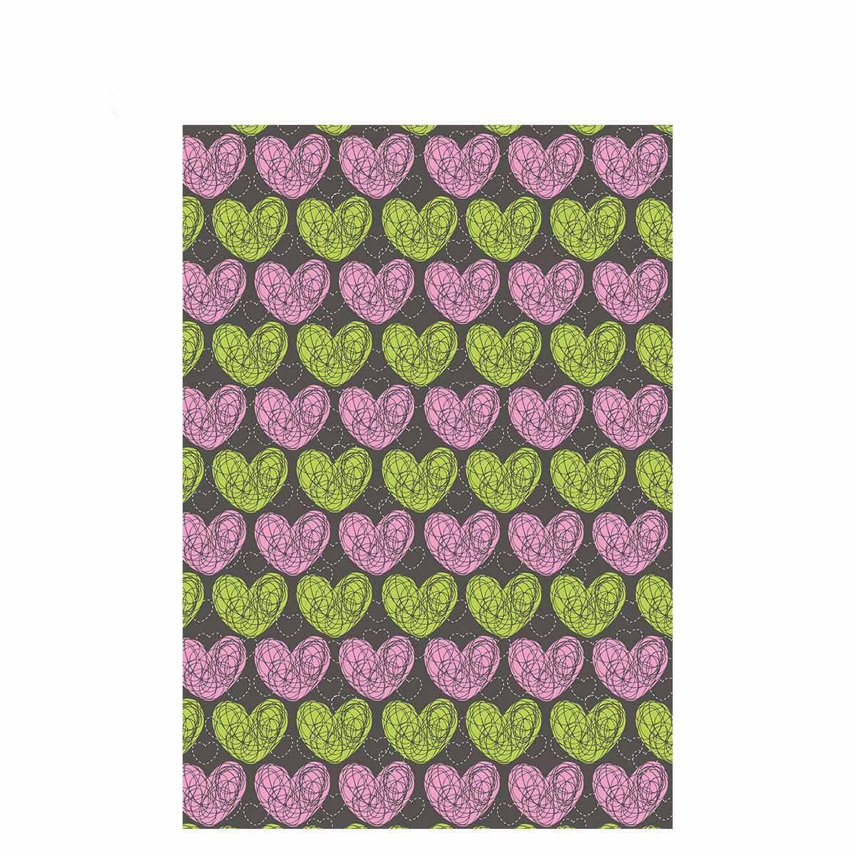 Allenjoy Valentine Pink and Yellow Hear Graffiti Backdrop - Allenjoystudio