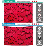 Allenjoy Romantic Beautiful Red Love Valentine Backdrop - Allenjoystudio