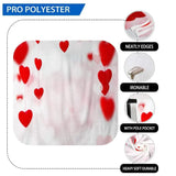 Allenjoy Valentine Red Heat and Boken Backdrop - Allenjoystudio