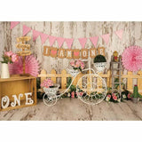 Allenjoy Valentine's Day  1st Birthday Backdrop for Babyshower