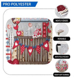 Allenjoy Valentine's Day Kissig Booth Backdrop Hand-Painted Wooden Floor - Allenjoystudio