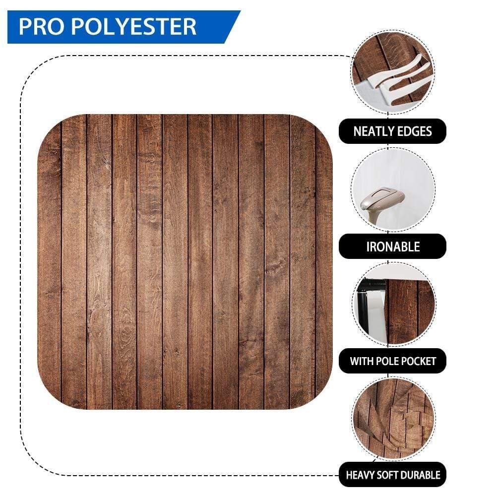 Allenjoy Retro Chocolate Wood Backdrop for Newborn - Allenjoystudio