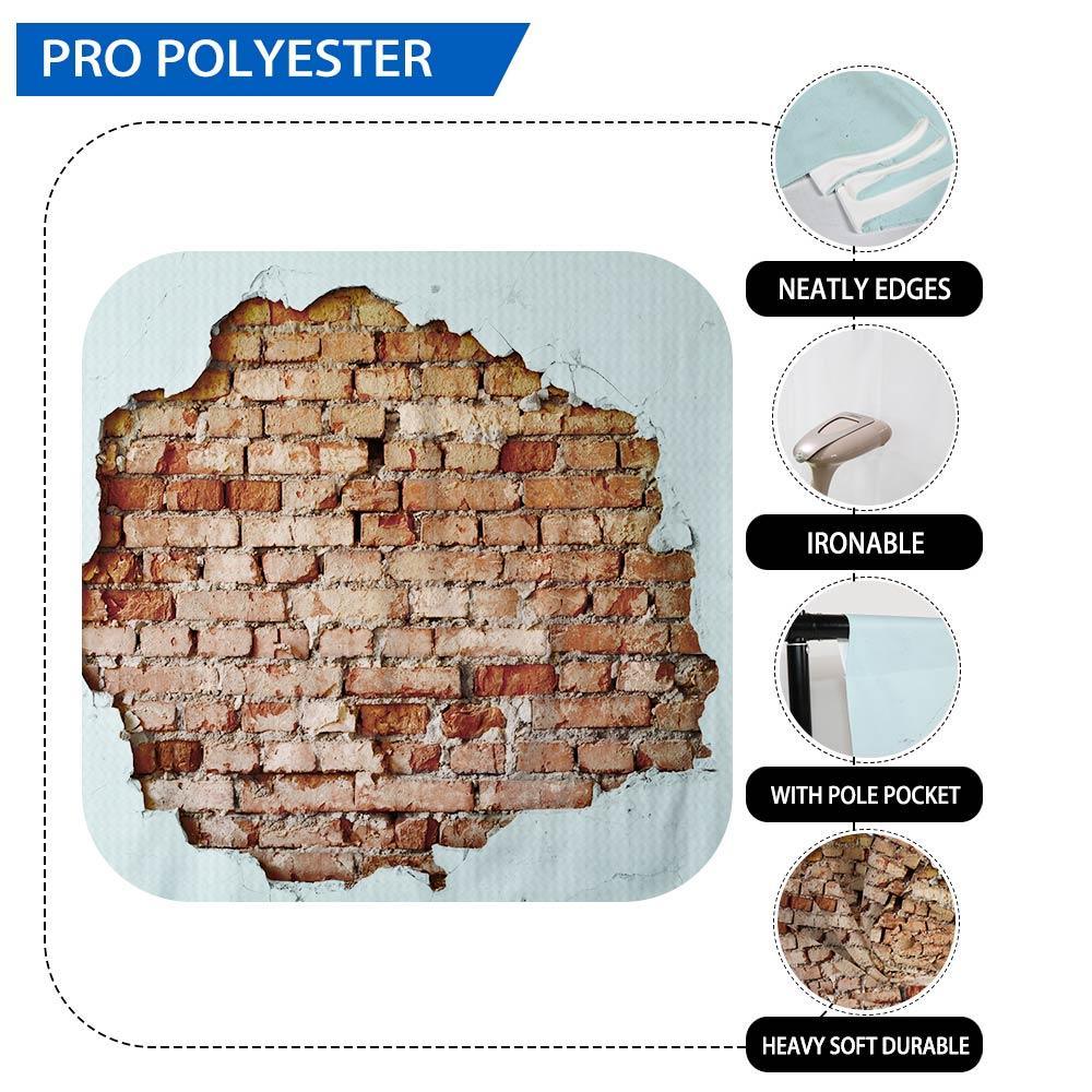 Allenjoy Vintage Sky Blue Brick Walls Photograpy Backdrop - Allenjoystudio