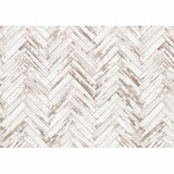 Allenjoy Vintage White Chervon Wood Floor for Newborn